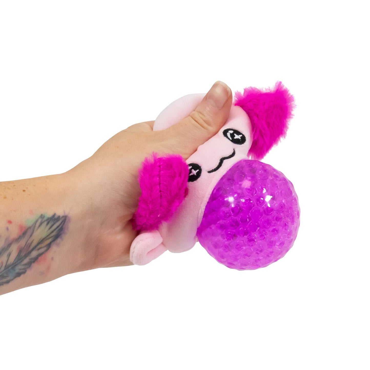 BALLE EN PELUCHE AXOLOTL