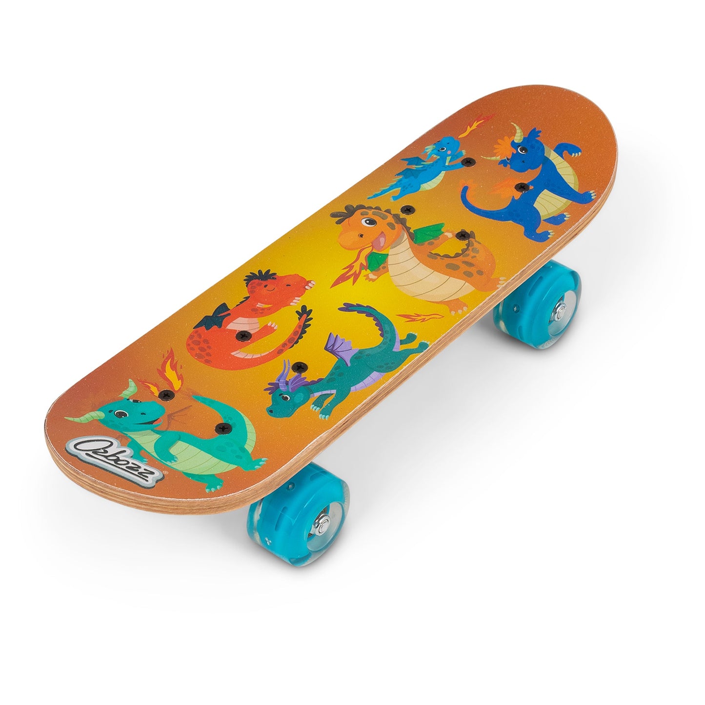 DRAGON SKATEBOARD WITH LIGHT-UP WHEELS 17 INCHES