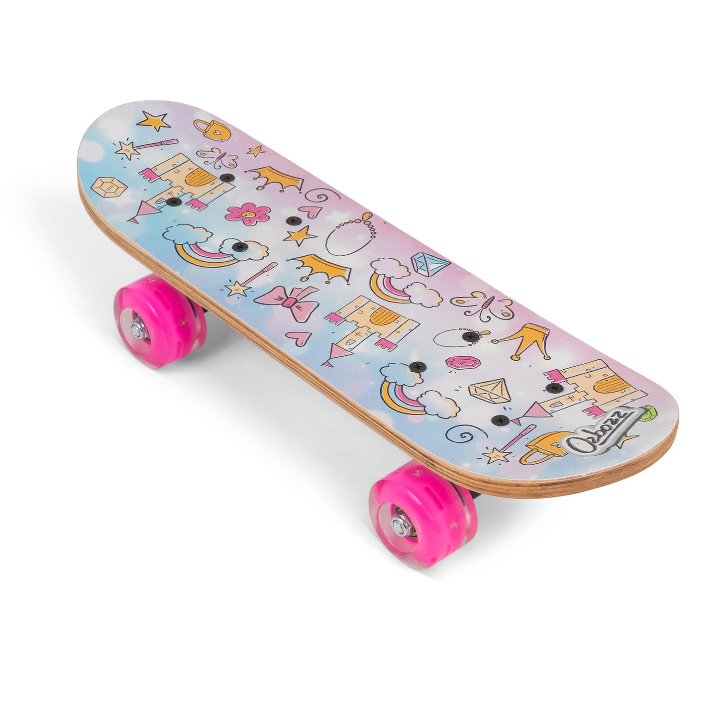 SKATEBOARD PRINCESSES AVEC ROUES CLIGNOTANTES 17 POUCES