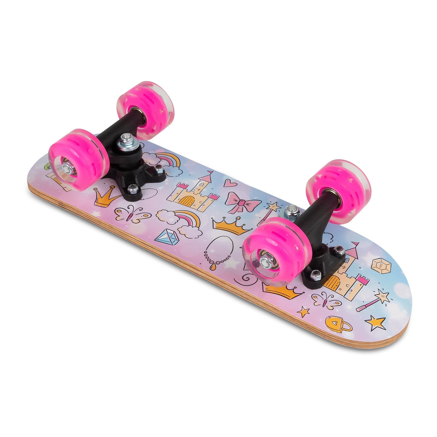 SKATEBOARD PRINCESSES AVEC ROUES CLIGNOTANTES 17 POUCES