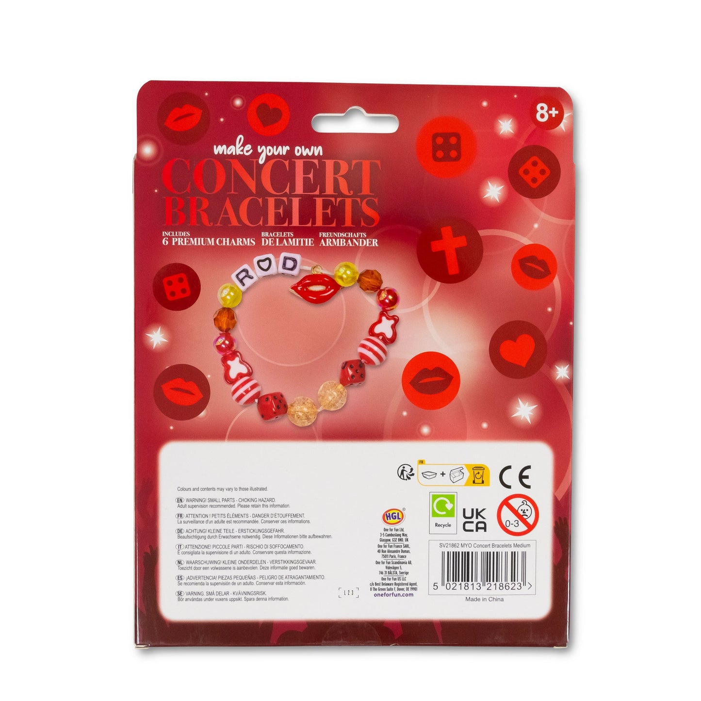 BRACELETS DE CONCERT - ASSORTIMENT MOYEN EN CDU