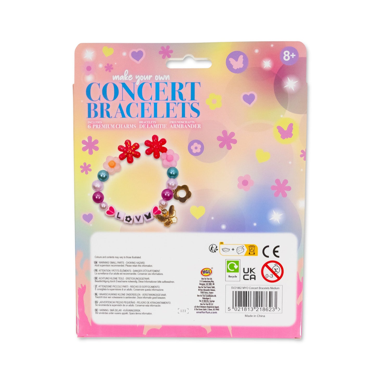 BRACELETS DE CONCERT - ASSORTIMENT MOYEN EN CDU