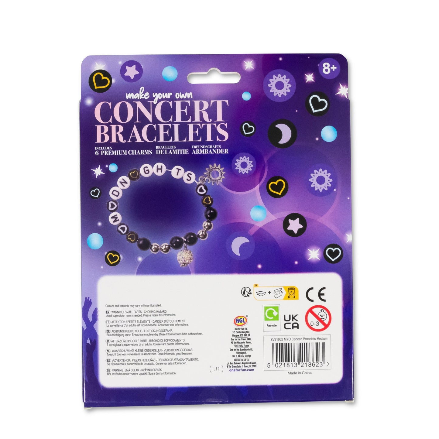 BRACELETS DE CONCERT - ASSORTIMENT MOYEN EN CDU