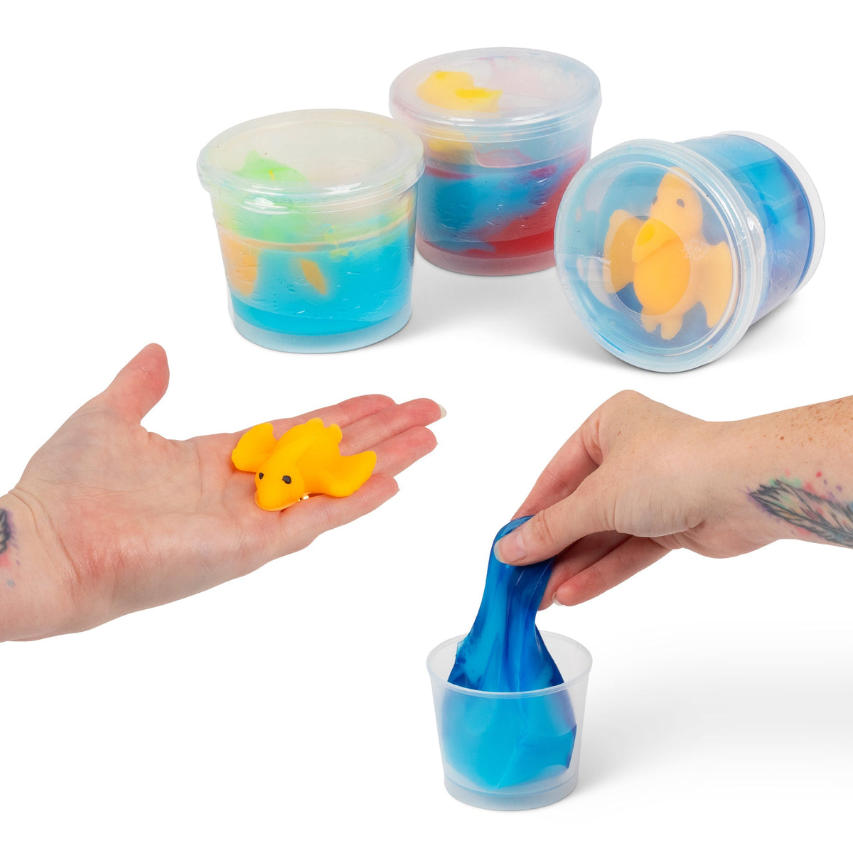 Slime gluant dinosaure