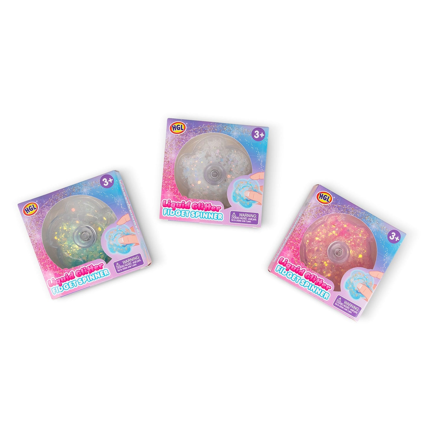 FIDGET SPINNER À PAILLETTES LIQUIDES