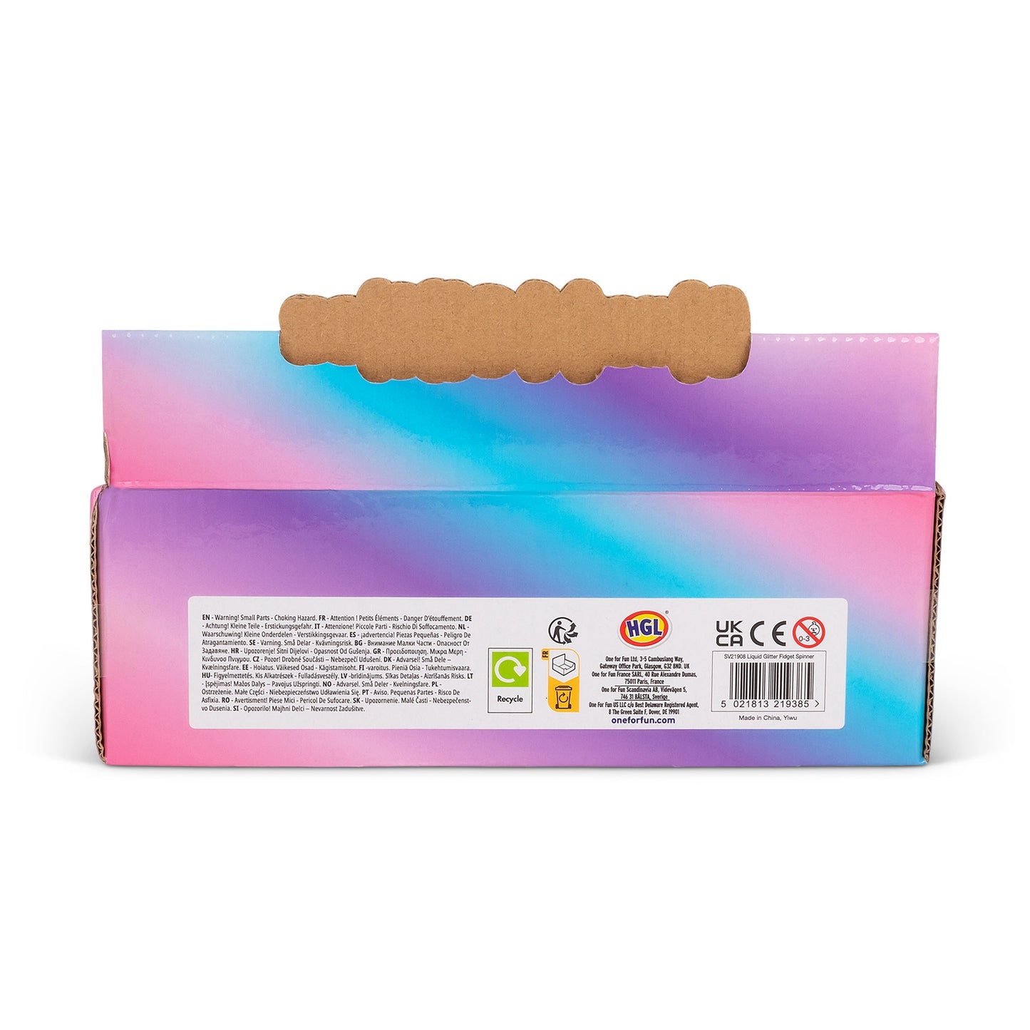 FIDGET SPINNER À PAILLETTES LIQUIDES