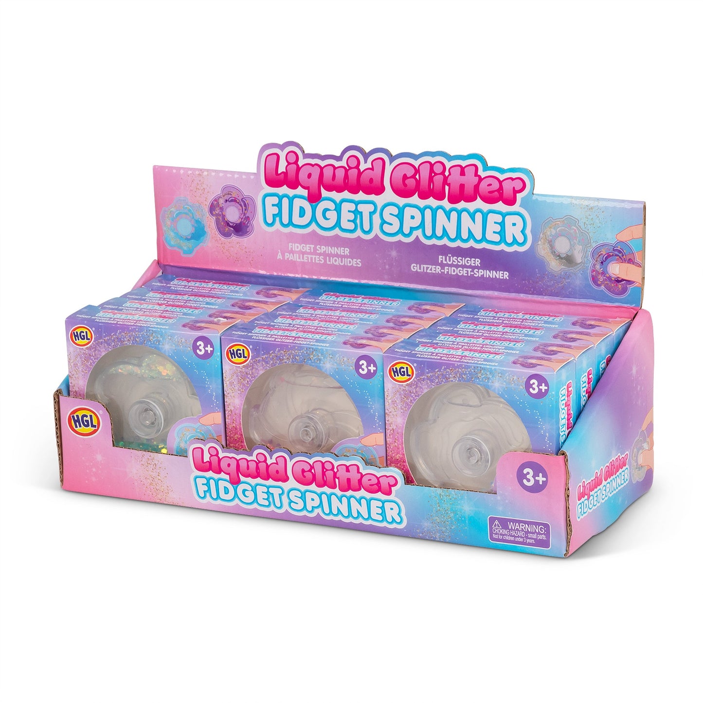 FIDGET SPINNER À PAILLETTES LIQUIDES