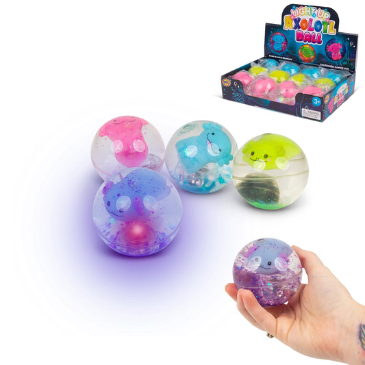 BOULE D'EAU AXOLOTL CLIGNOTANTE
