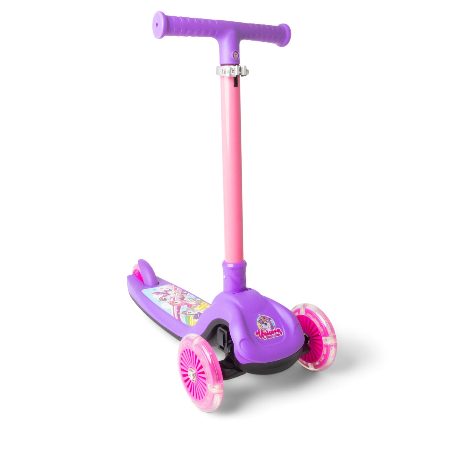 Trottinette lumineuse pliable UNICORN TRAIL TWIST