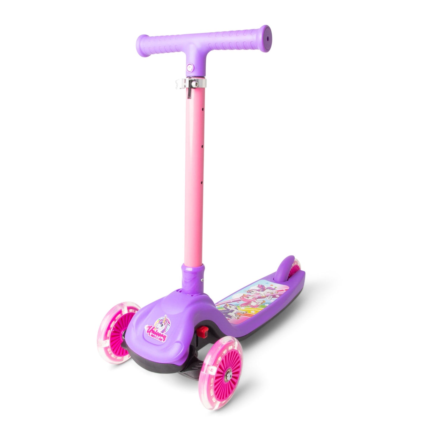 Trottinette lumineuse pliable UNICORN TRAIL TWIST