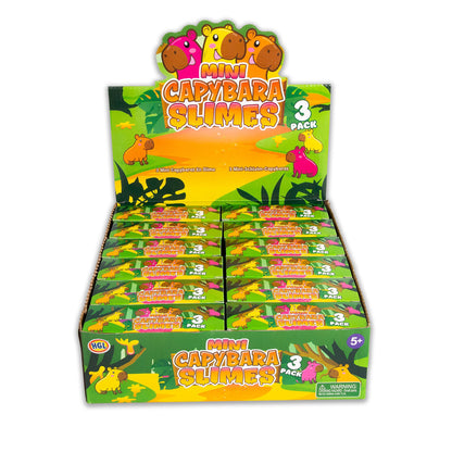 MINI CAPYBARA SLIMES 3PK