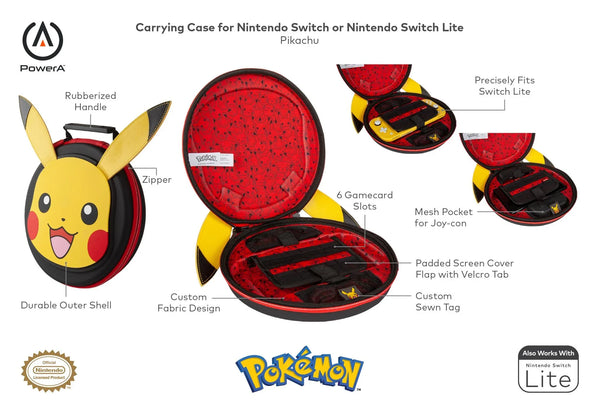 Custodia da viaggio Switch Pokémon - Pikachu