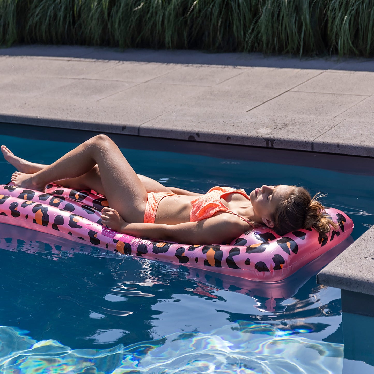 Pool Float - Rose/Gold - Safari Chic - 177 cm
