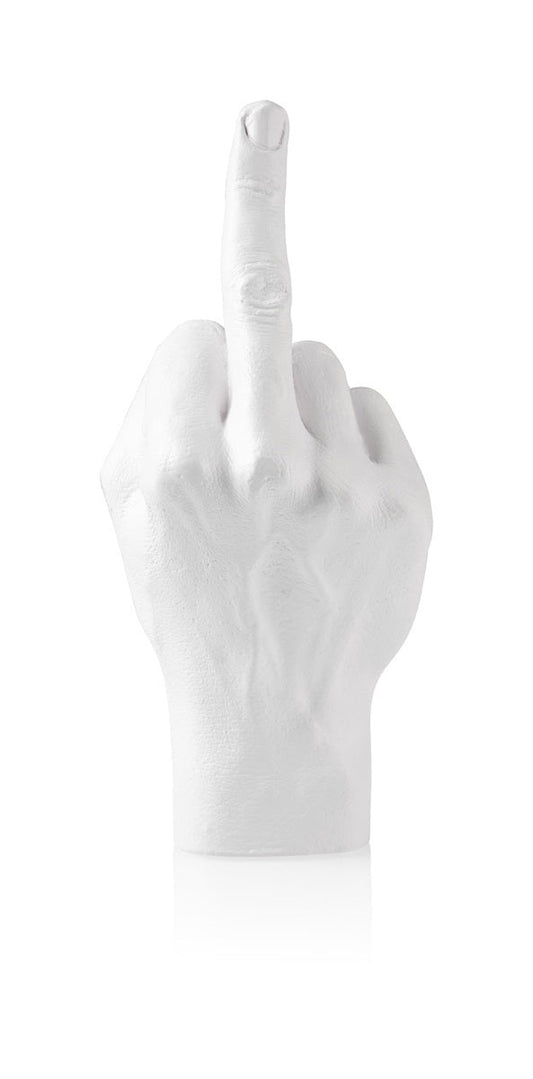 Escultura de mano F**k - Blanco