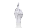 Sculpture Main The Finger Marbre