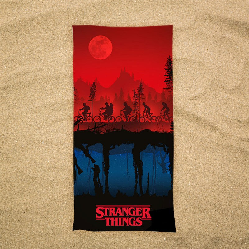 Serviette de Plage Stranger Things