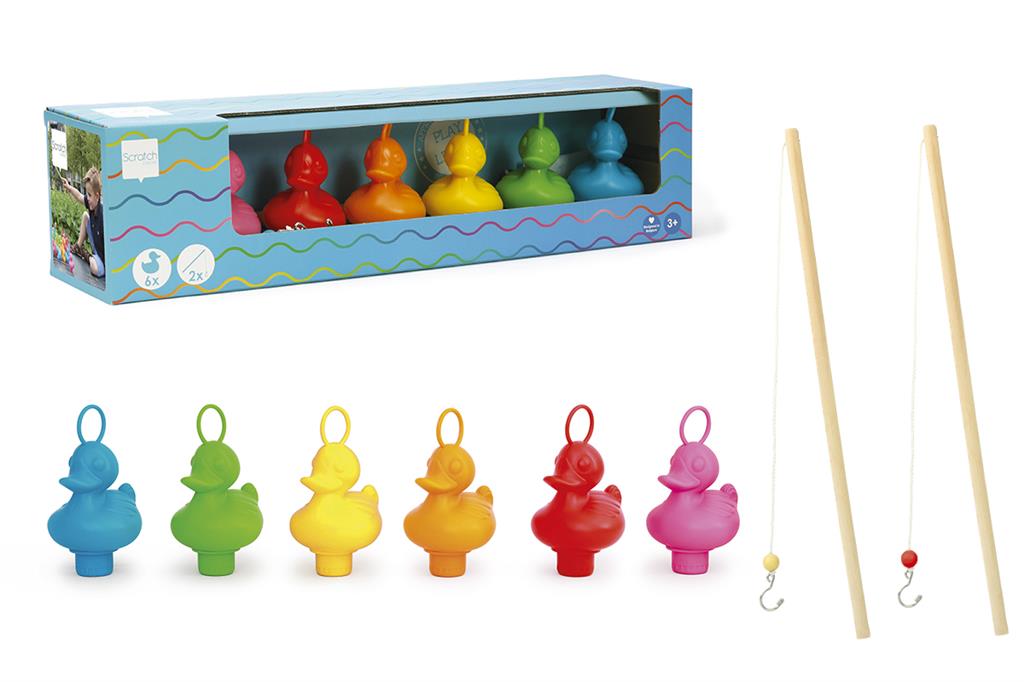 Set regalo anatre da pesca - Arcobaleno