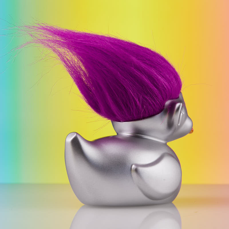 Canard Good Luck Trolls: Silver Troll TUBBZ (First Edition) - vue 4