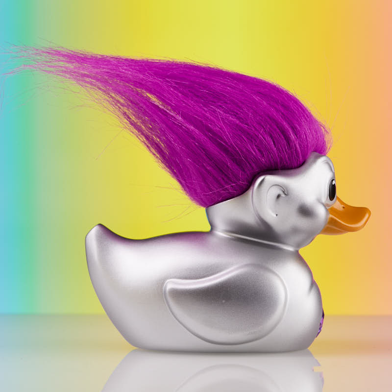Canard Good Luck Trolls: Silver Troll TUBBZ (First Edition) - vue 5