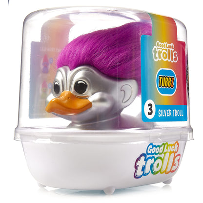 Canard Good Luck Trolls: Silver Troll TUBBZ (First Edition) - vue 16