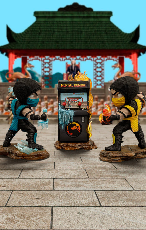 Figurine Scorpion vs Sub-Zero Arcade Set (2024 Event Exclusive) - Mortal Kombat - Mini Co.