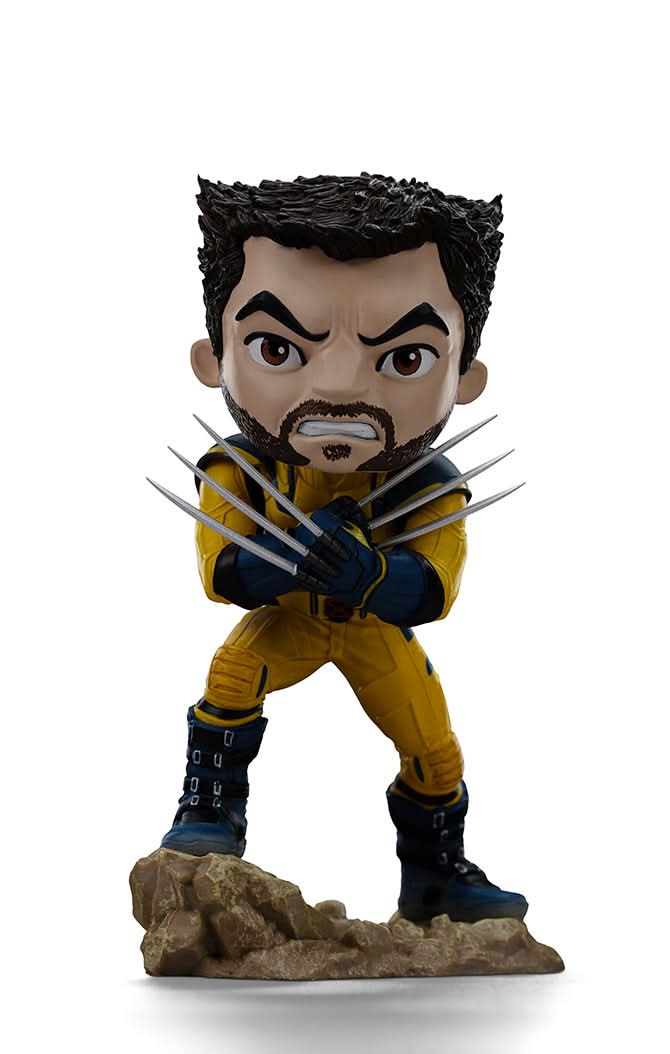Figurine Deadpool, Wolverine and Headpool (Unmasked) - Deadpool & Wolverine - Mini Co.