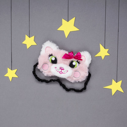 Masque de sommeil – rose chat