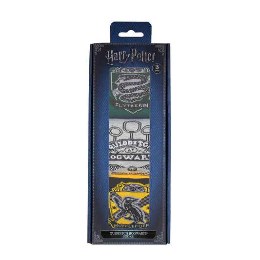 *Set de 3 Paires de Chaussettes Quidditch Poudlard Edition Deluxe