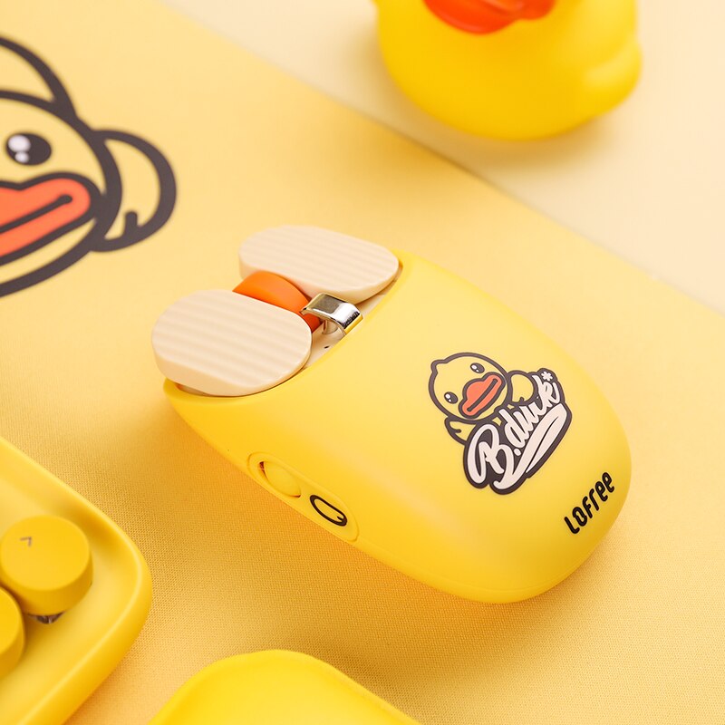 Souris sans fil Canard Jaune