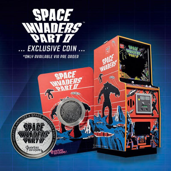 Space Invaders deel II, arcadekast op kwartformaat
