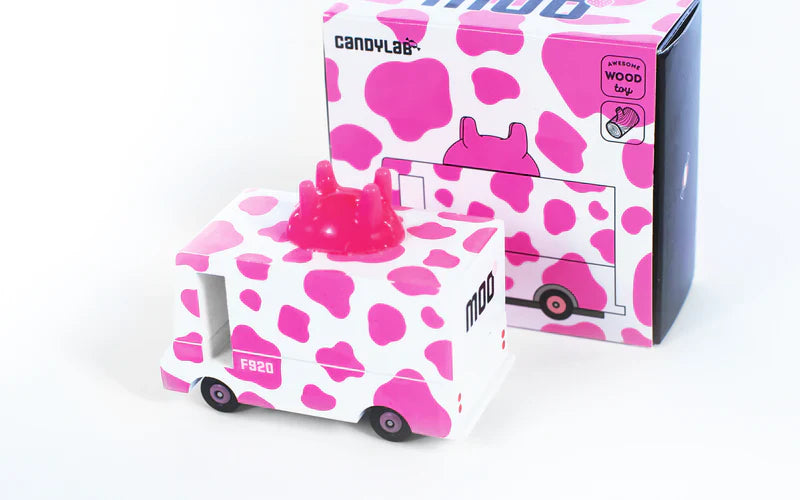 Camionette en Bois Candycar World - Strawberry Moo