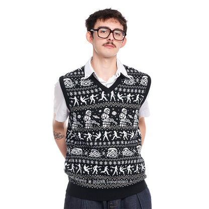 Débardeur de Noël Tricoté Stormtrooper