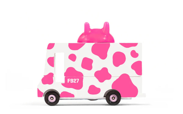Furgone in legno Candycar World - Strawberry Moo 