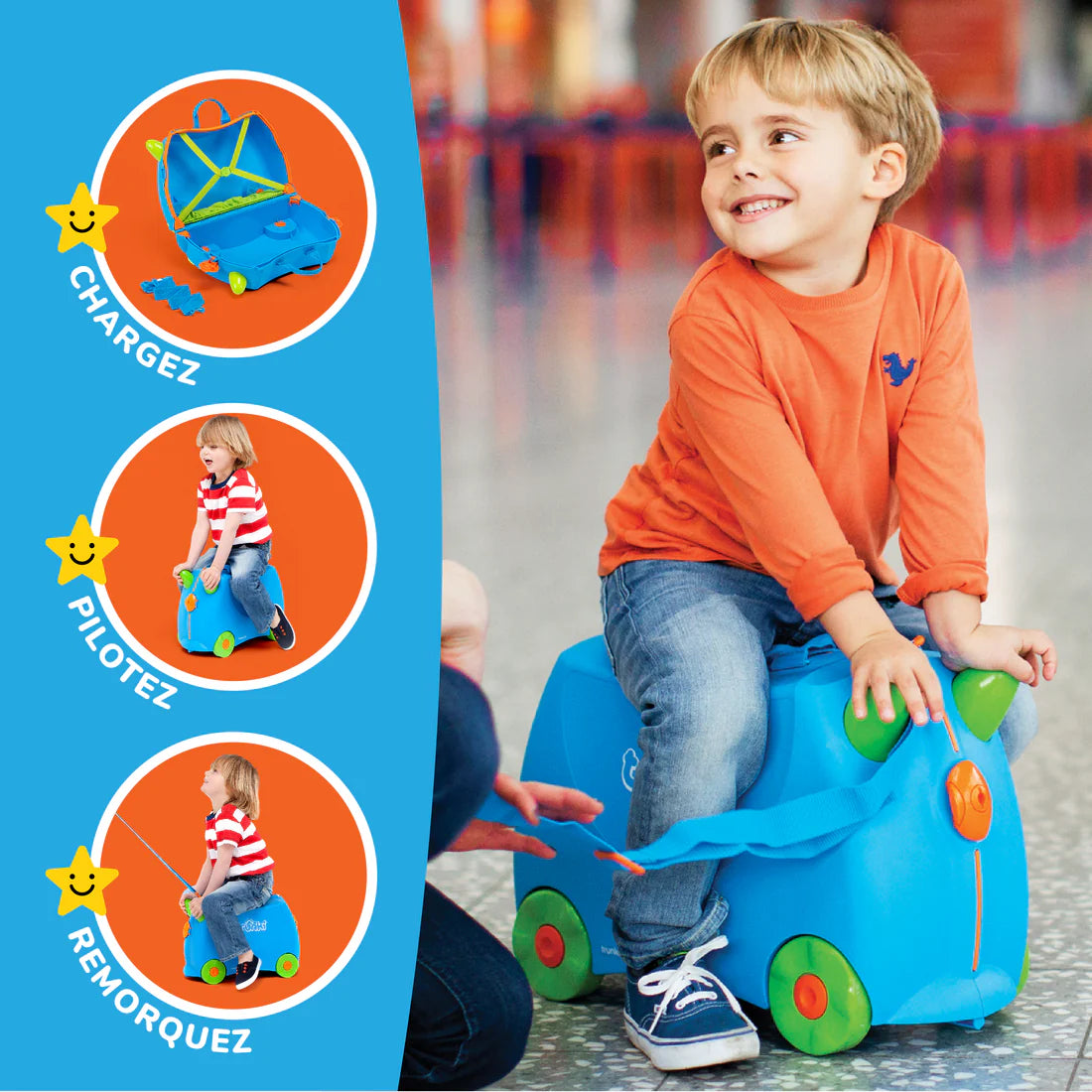 Trunki Ride On - Terrance Bleu