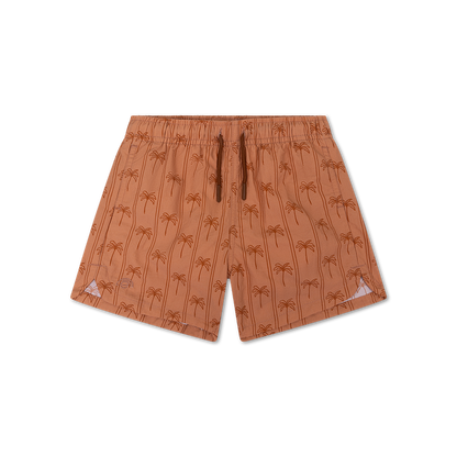 Family Bundle Swimwear - Brown - Palm Stripe