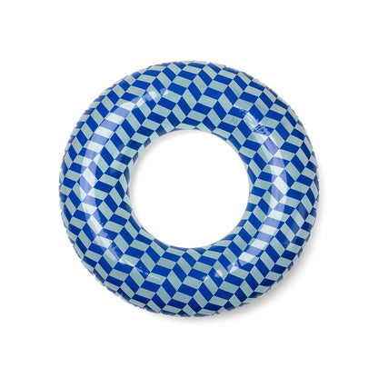 Swim Ring - Blue - Checkmate - Ø 90 cm