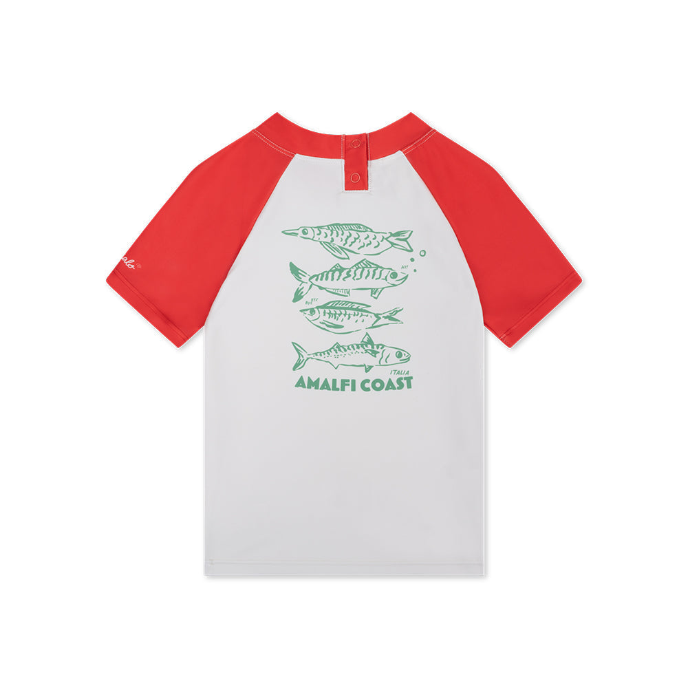 Swimming T-Shirt Short Sleeves - Red - Catch Of The Day