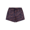 Swim Shorts - Blue/Orange - Vibrant Stripes