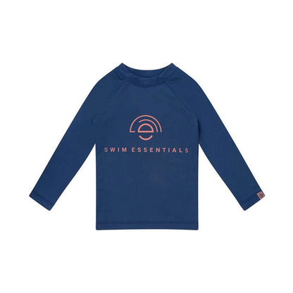 Swimming T-Shirt - Long Sleeve - Dark Blue - Pure Tone