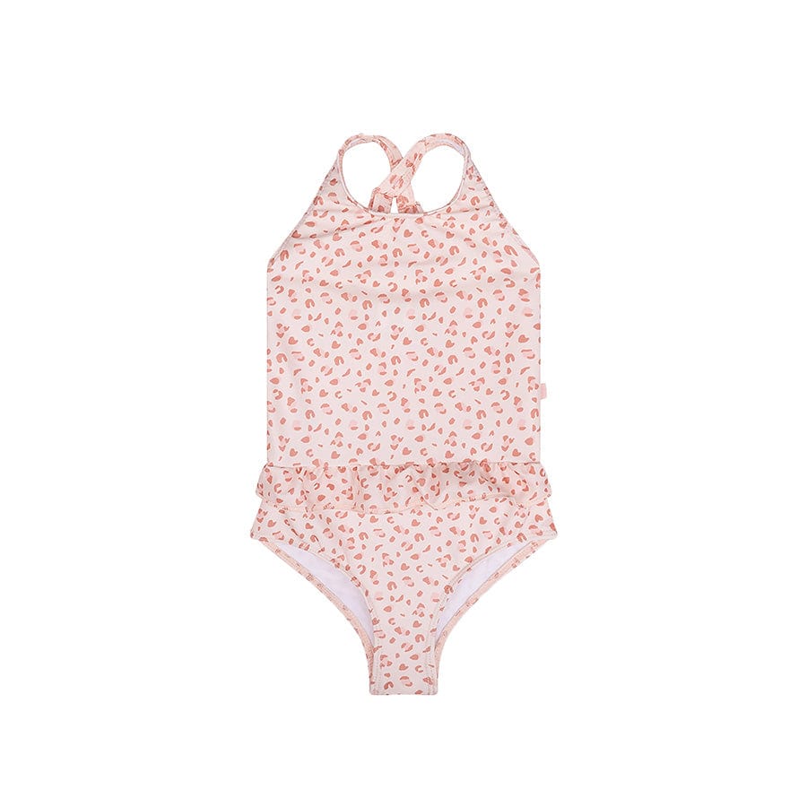 Swimsuit Girls - Old Pink - Leopard