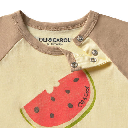Wally the Watermelon Baby T-shirt