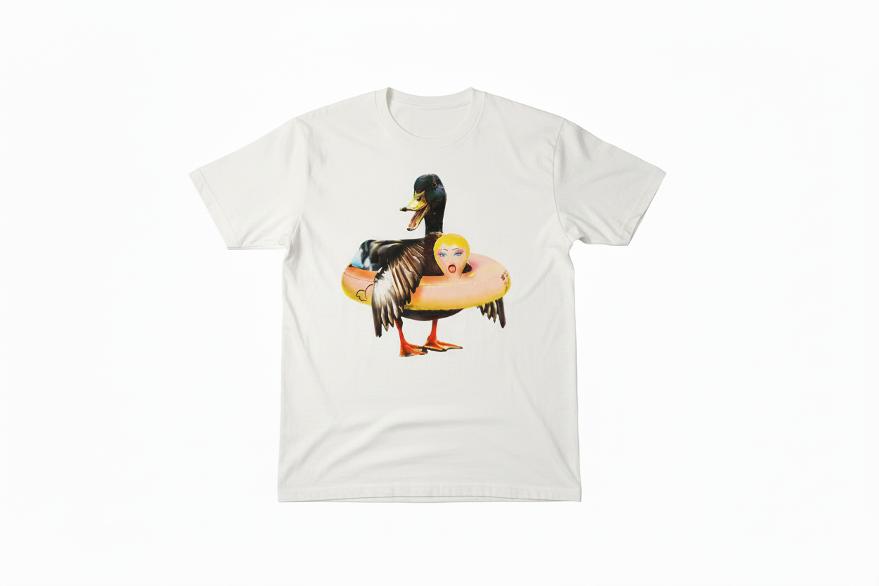 T-Shirt Canard Colvert avec Bouée Poupée
