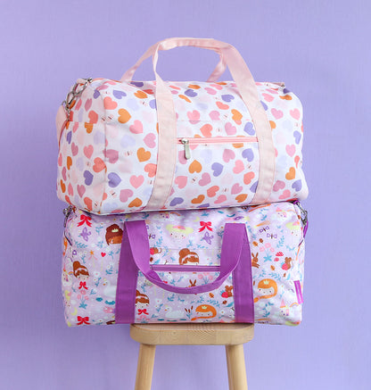 Sac de voyage enfant - Cœurs – vue 5 – A Little Lovely Company