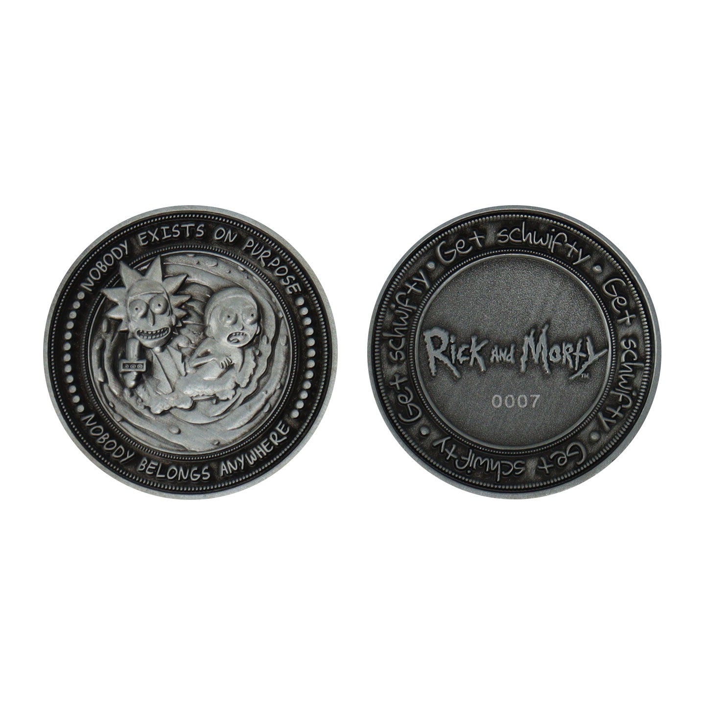 Pièce collector Rick and Morty
