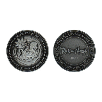 Pièce collector Rick and Morty