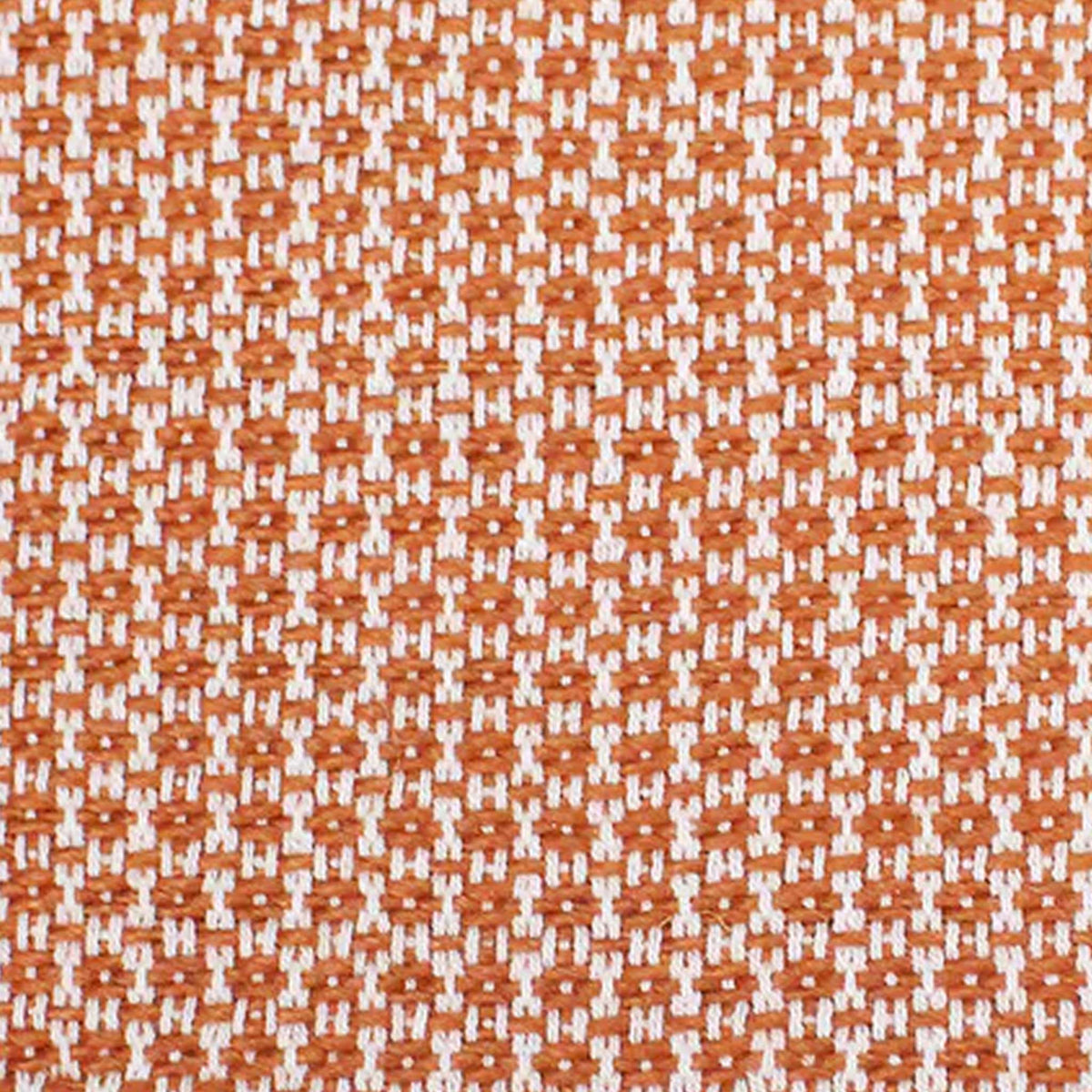 Plaid Ayla orange argile - 125 x 150 cm
