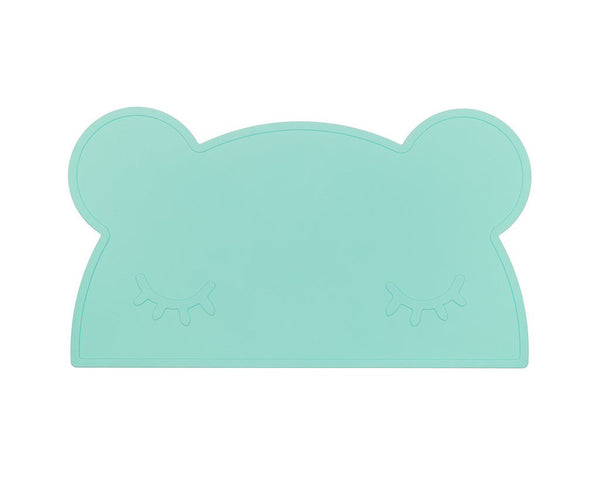Set de Table en Silicone Ours Minty Green