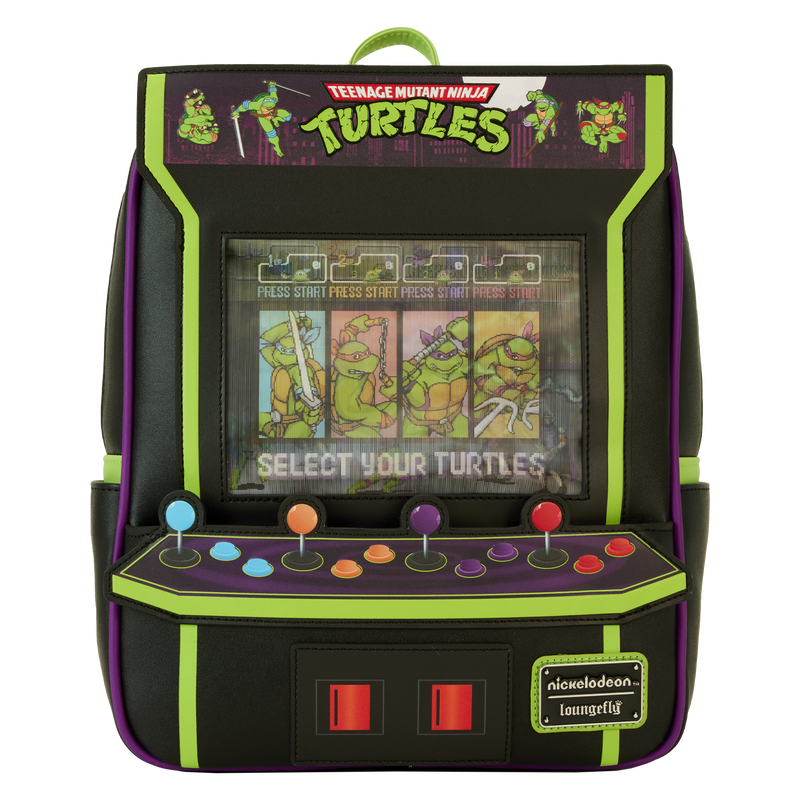 Teenage Mutant Ninja Turtles Mini Backpack - Arcade Vintage Lenticular