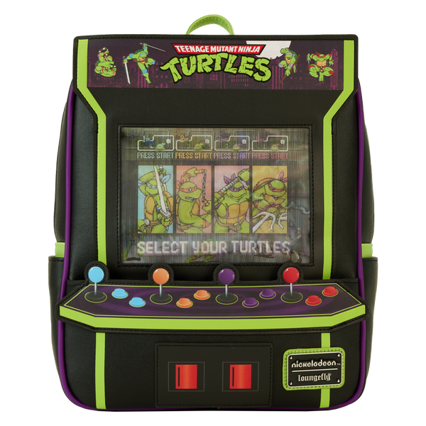 Mini zaino Teenage Mutant Ninja Turtles - Vintage Lenticular Arcade