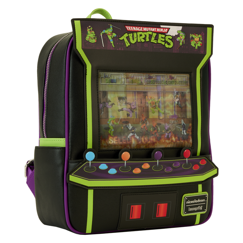 Teenage Mutant Ninja Turtles Mini Backpack - Arcade Vintage Lenticular